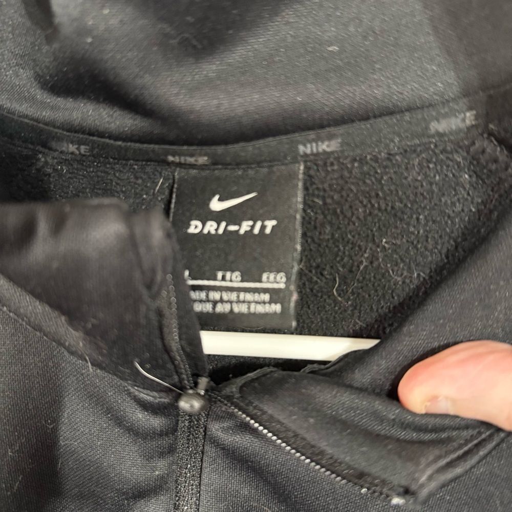 Nike Black Dri-FIT Zip-Up Jacket - Picture 3 of 4